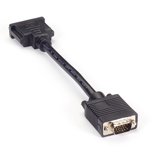 Câble adaptateur DVI vers VGA [tresse, coque en aluminium] TECHTOBOX Active  DVI-D 24+1 vers VGA prise en charge du cordon mâle 1080P FHD depuis PC