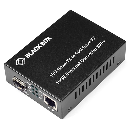 LGC220A, Convertisseur multimédia 10GBaseT cuivre vers fibre optique  10GBase-R SFP, série Pure Networking - Black Box