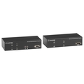 KVX Series KVM Extender sur CATx - Double-Head, DVI-I, USB 2.0, Série, Audio, Local Video