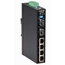 LGH1006A: -40 to +70° C, (4) 10/100/1000M RJ45 + (2) SFP-slots, Without power supply
